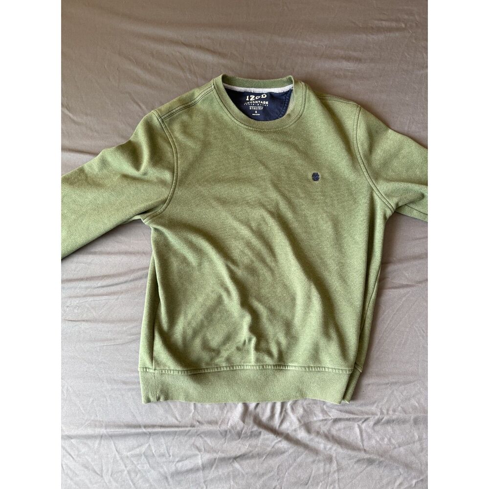 IZOD Men’s Size Small Advantage Performance Sweatshirt Crewneck Green-B1